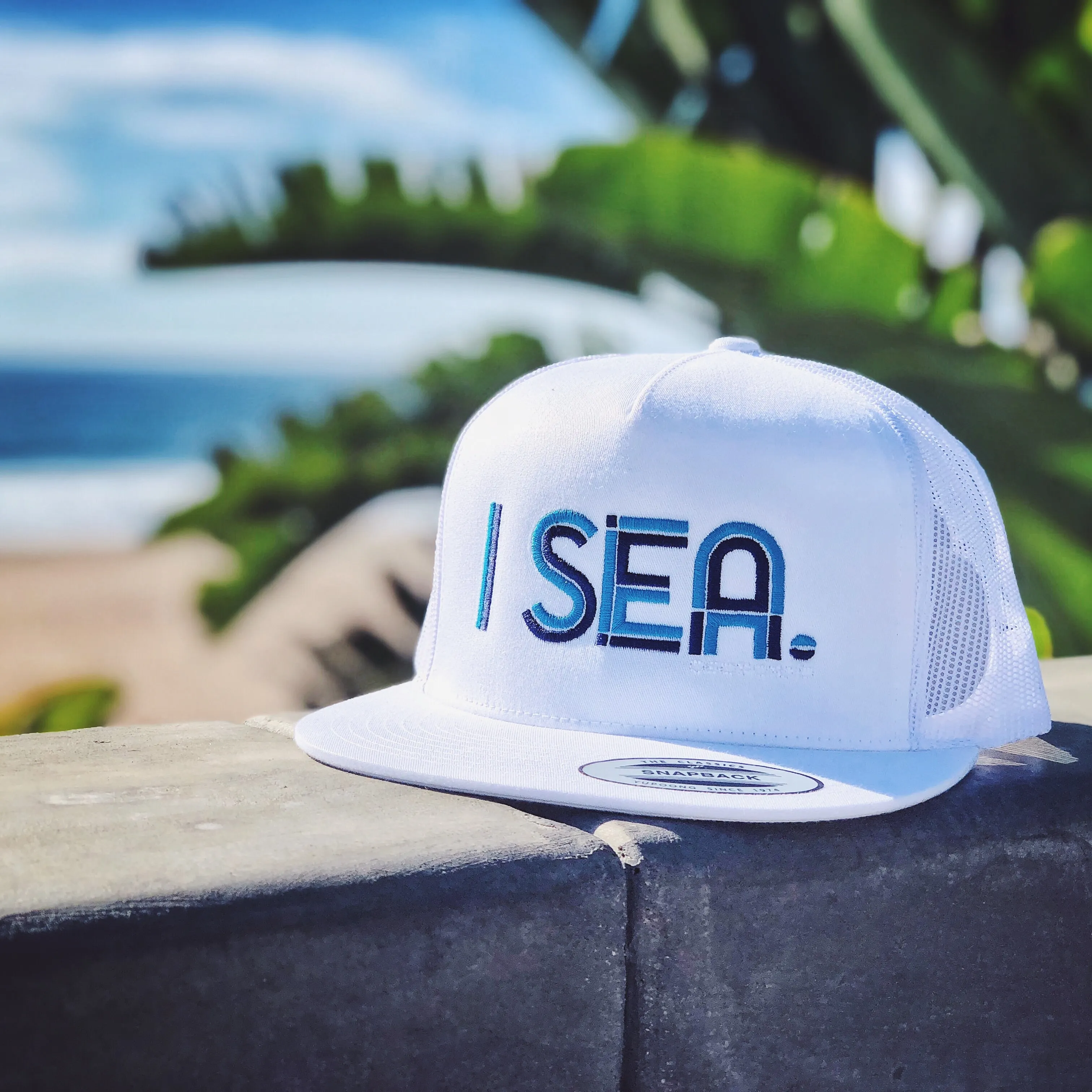 I Sea Flatbill Trucker Hat