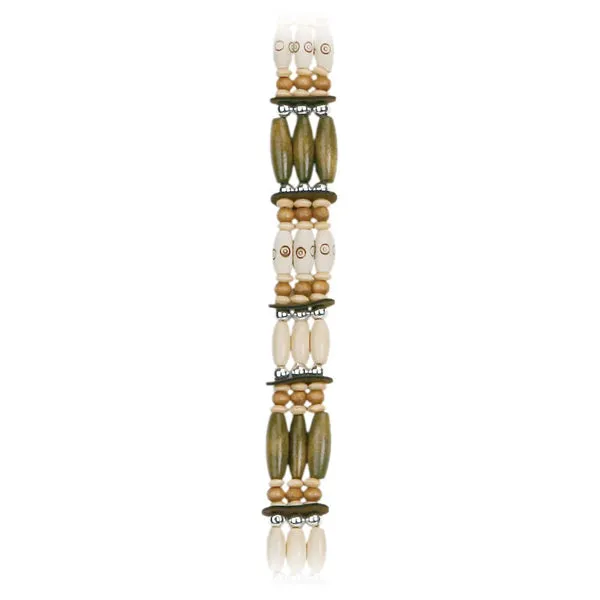 Kenny K - Triple Strand Beaded Hat Band