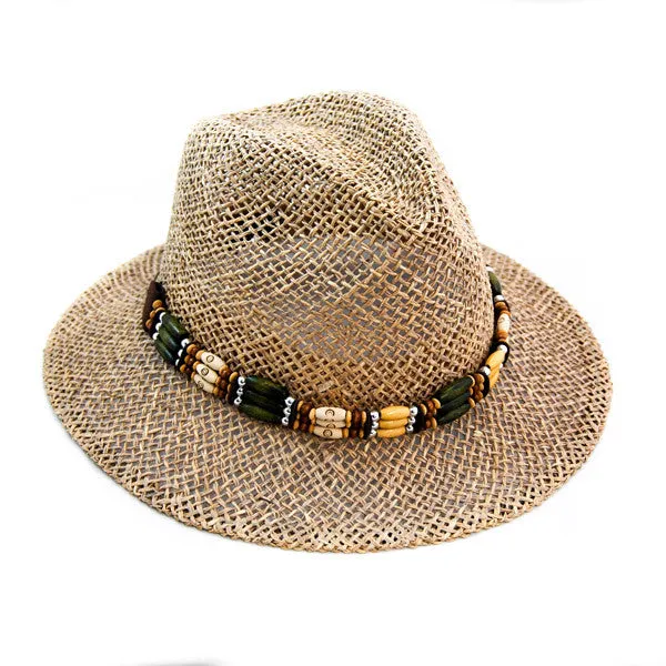 Kenny K - Triple Strand Beaded Hat Band