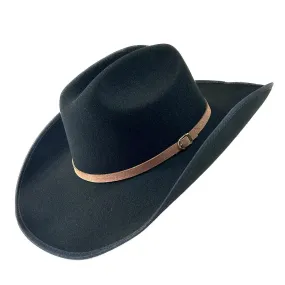 Kid's Black Ultra Felt Western Cowboy Hat