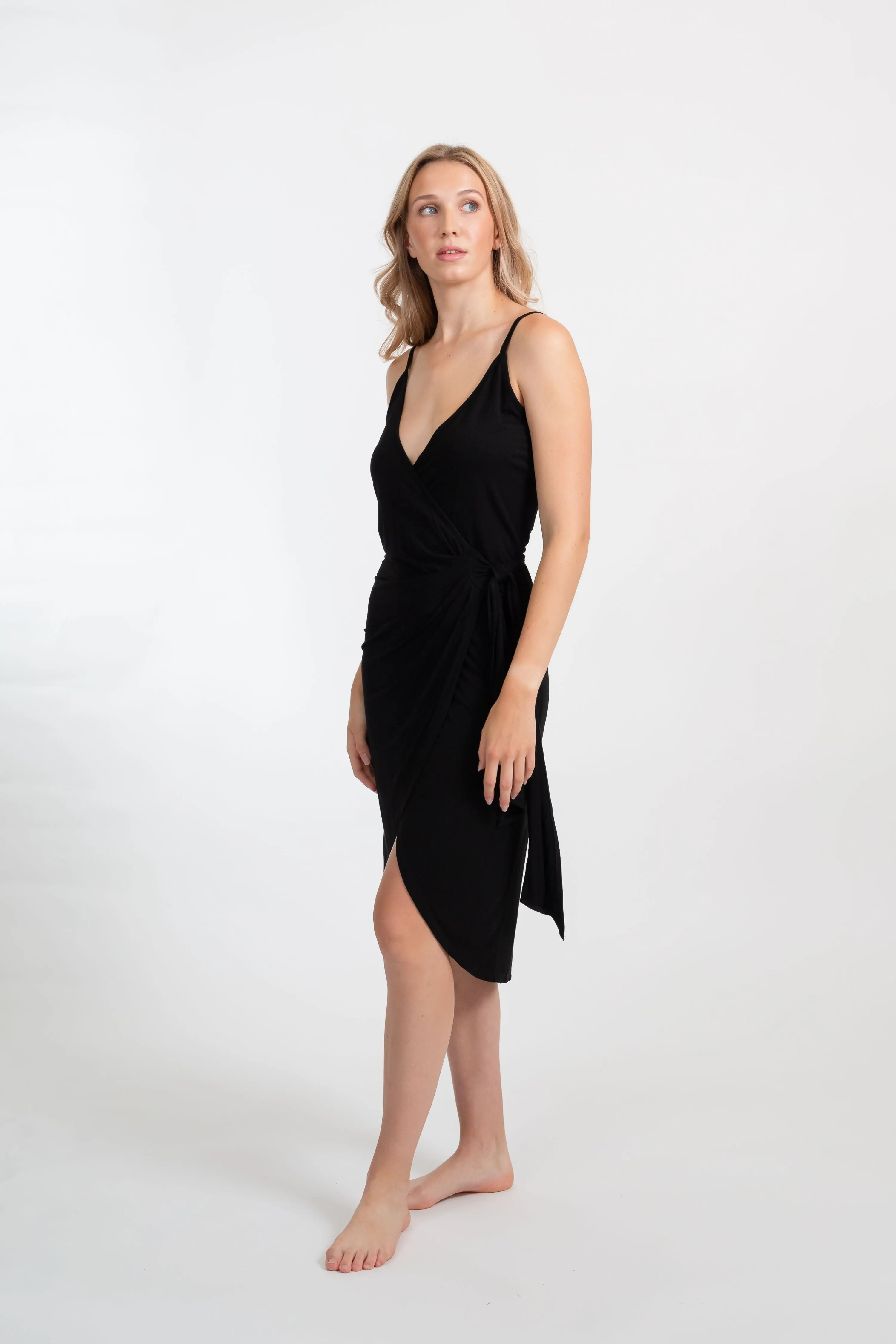 Laguna Strappy Wrap Dress