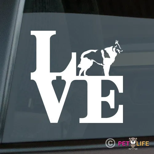 Love Belgian Sheepdogpark Sticker