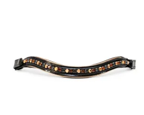 Lyamora Limited Edition Black Patent Snap Browband