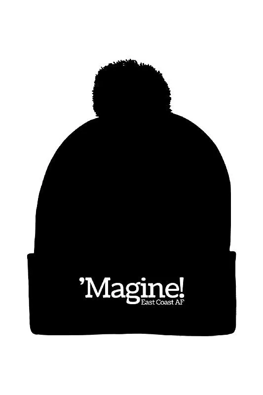 'Magine! Pom-Pom Knit Toque