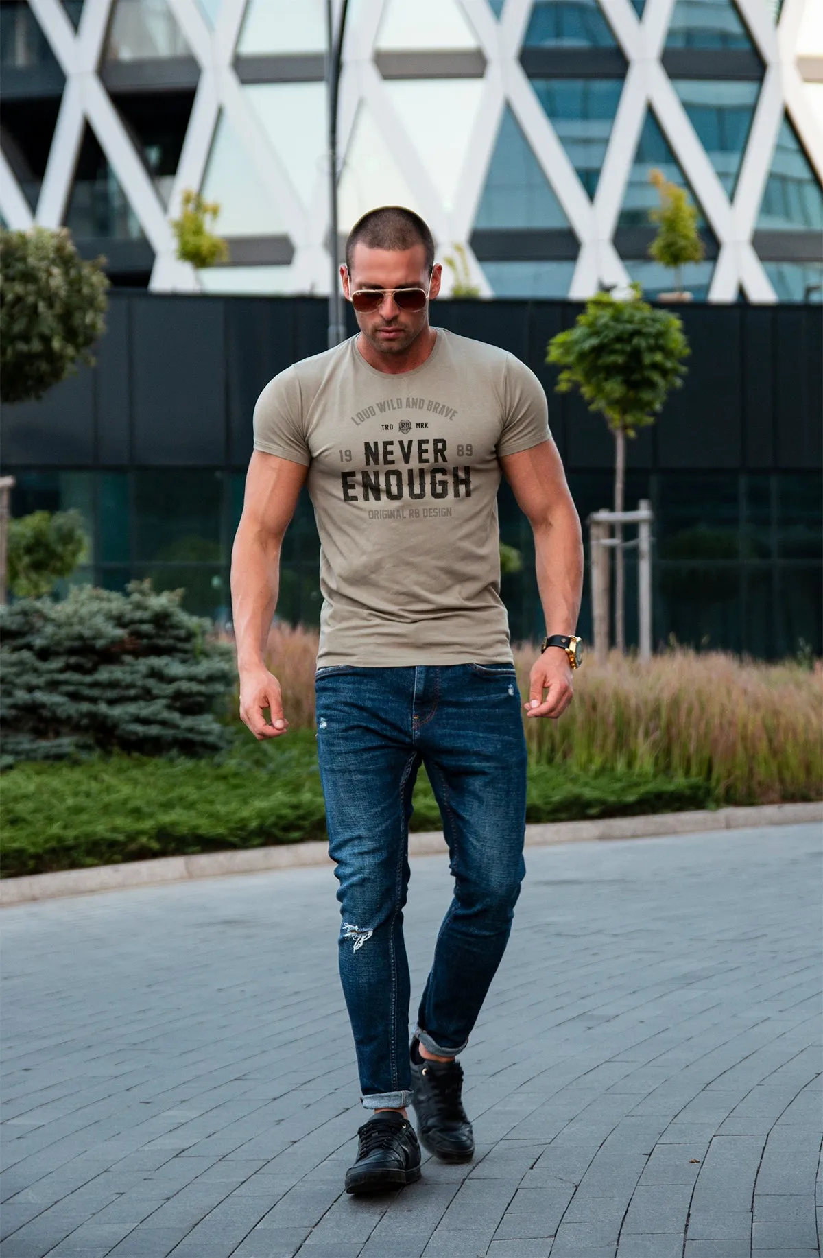 Men's T-shirt "Never Enough" MD981