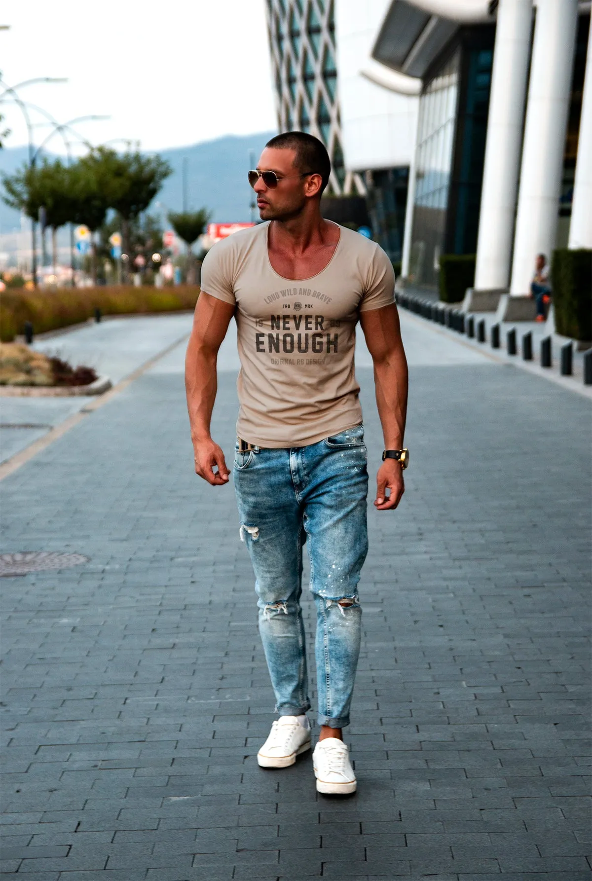 Men's T-shirt "Never Enough" MD981