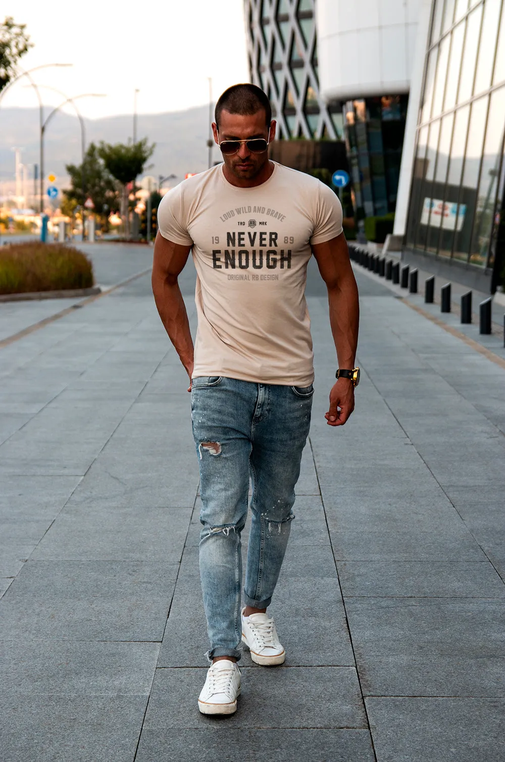 Men's T-shirt "Never Enough" MD981