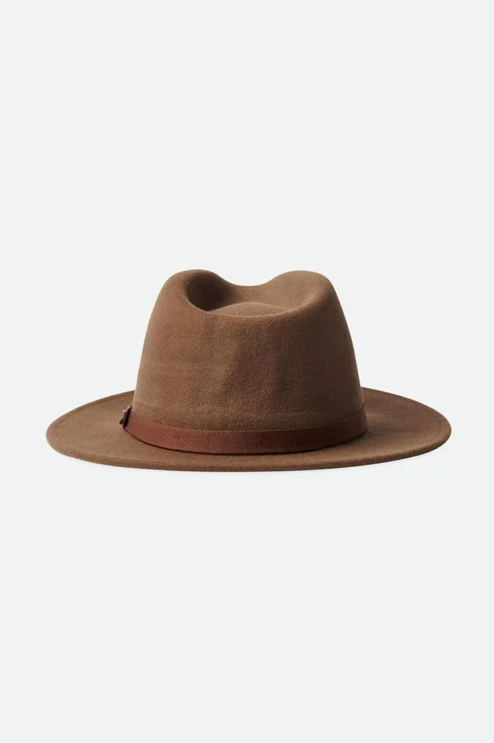 Messer Packable Fedora (Unisex) - Desert Palm