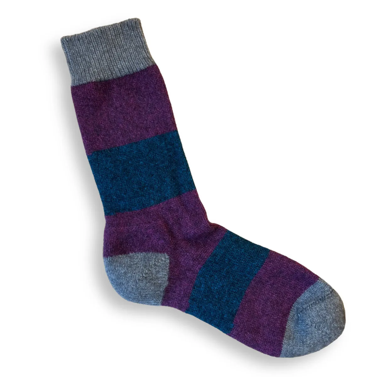 Noble Wilde Hoop Stripe Sock twilight base