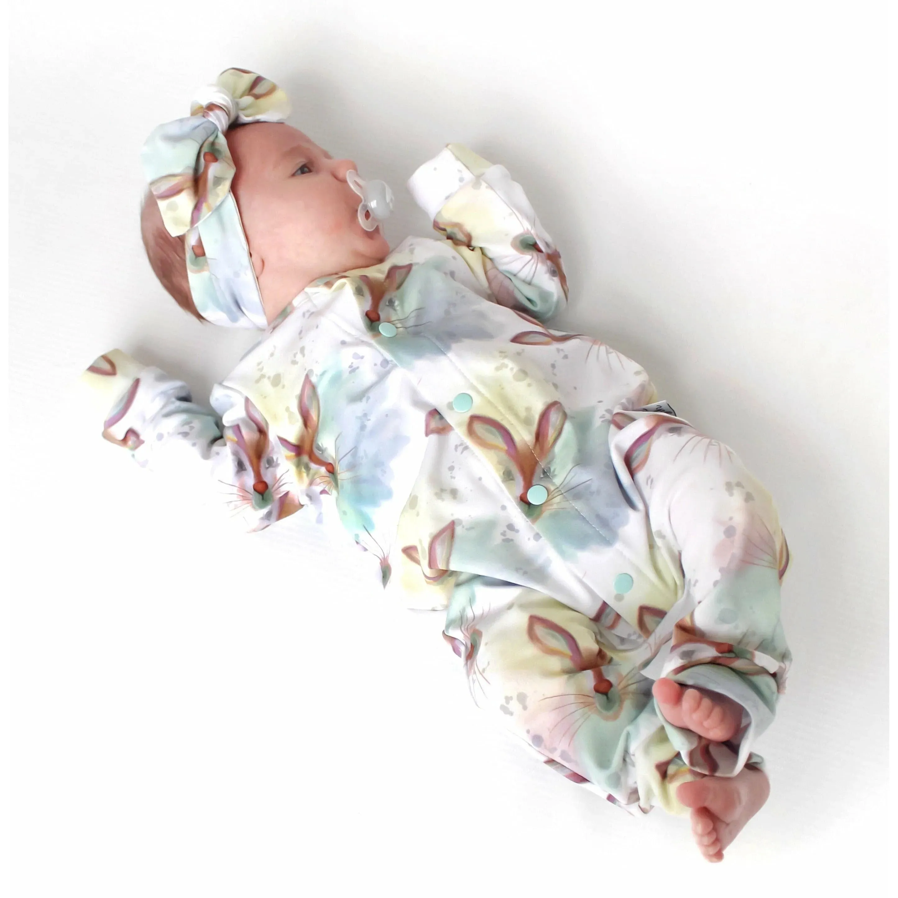 Organic Reggie Long Leg Popper Romper