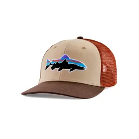 Patagonia Fitz Roy Trout Trucker Hat, Oar Tan