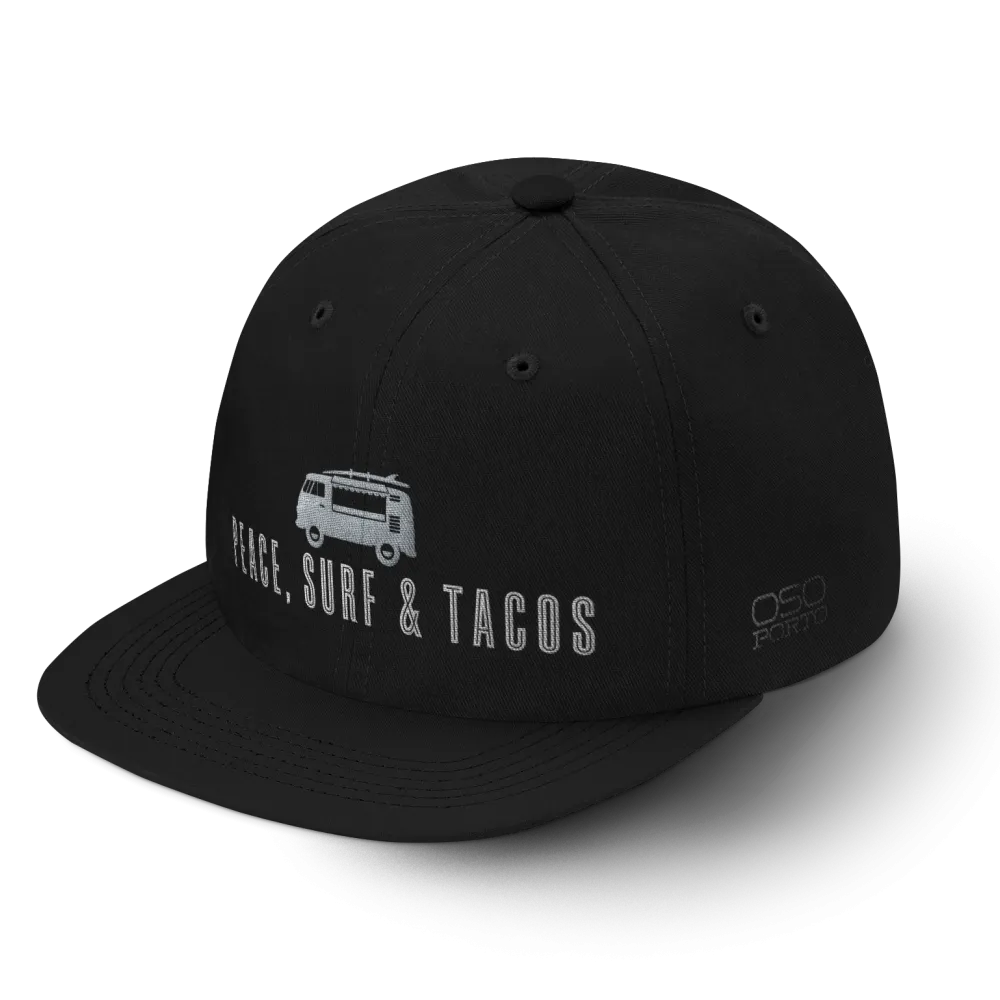 Peace Surf & Tacos Snapback Hat