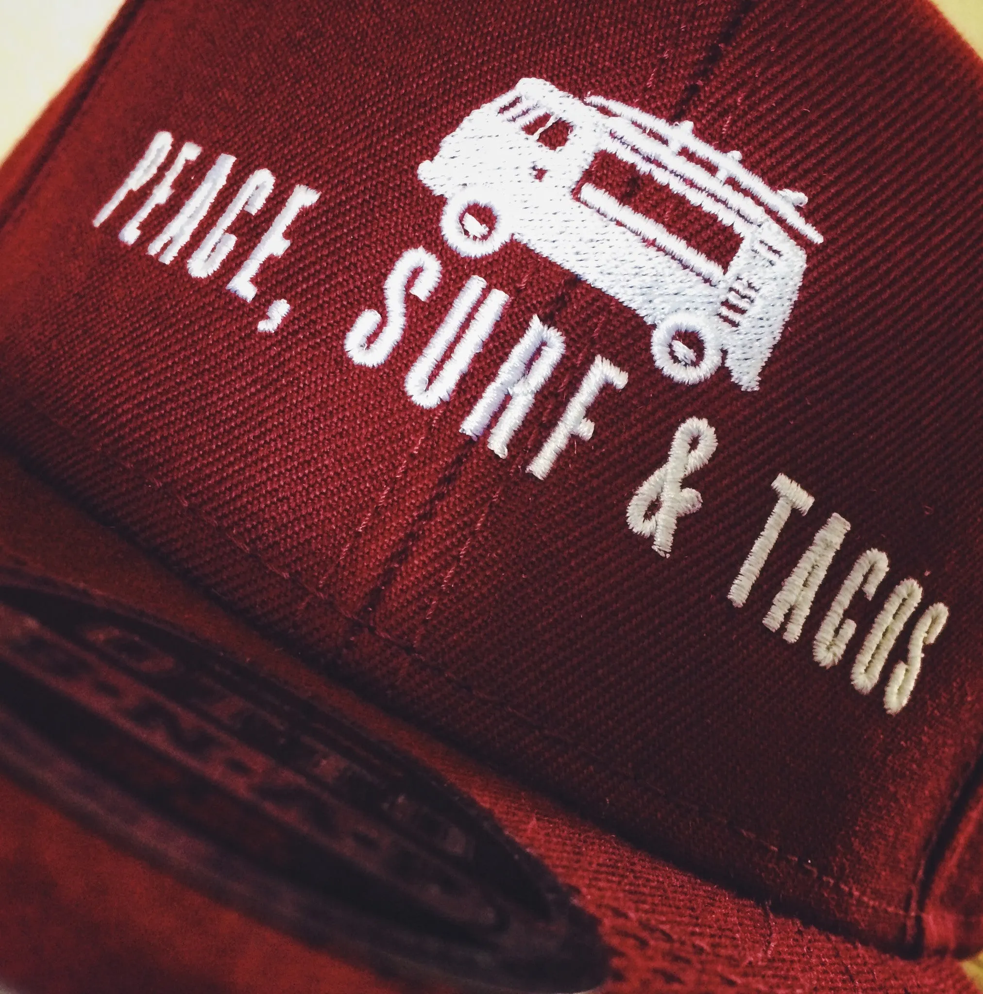 Peace Surf & Tacos Snapback Hat