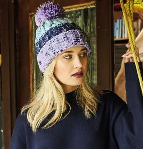 Pom Pom Beanie - Lavender