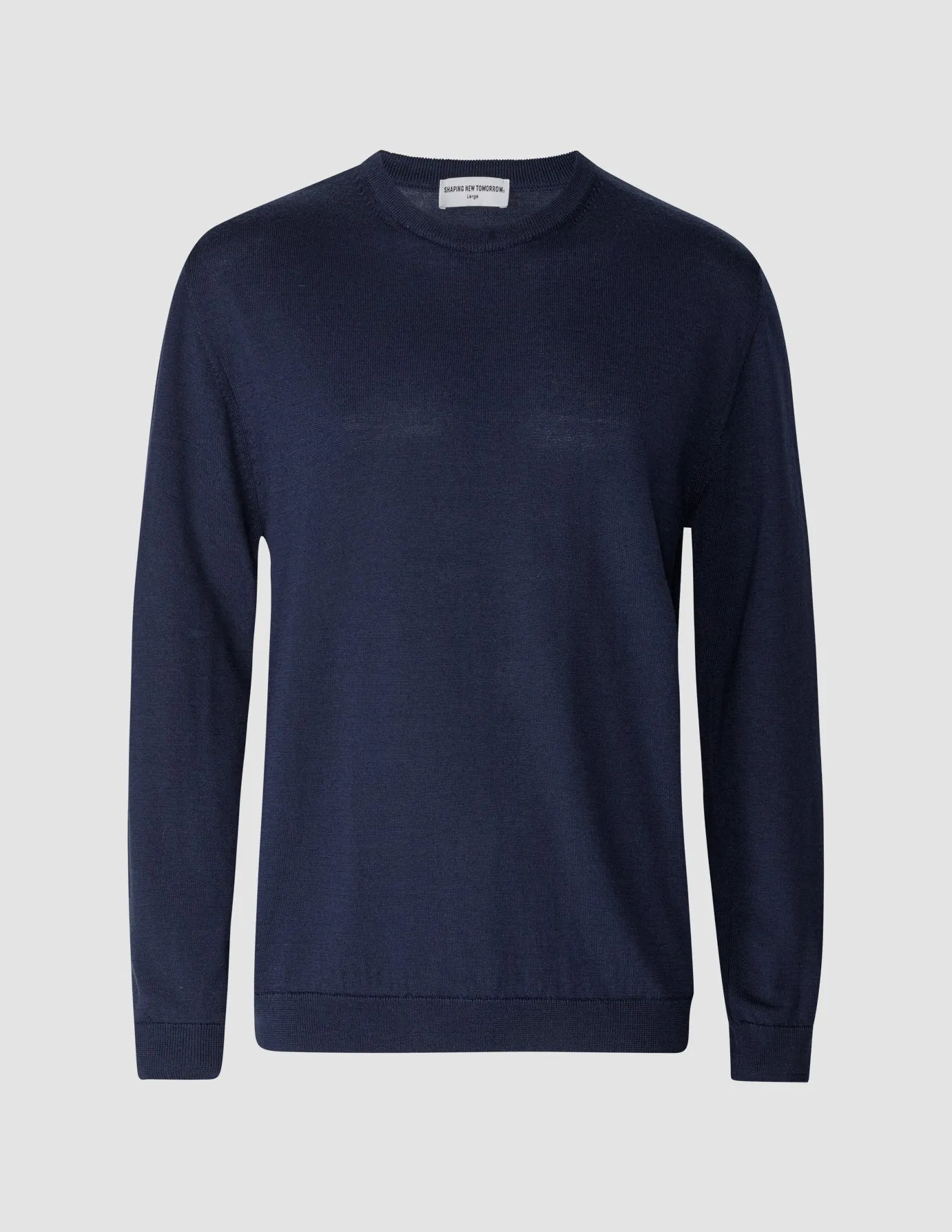 Premium Merino Crewneck Navy