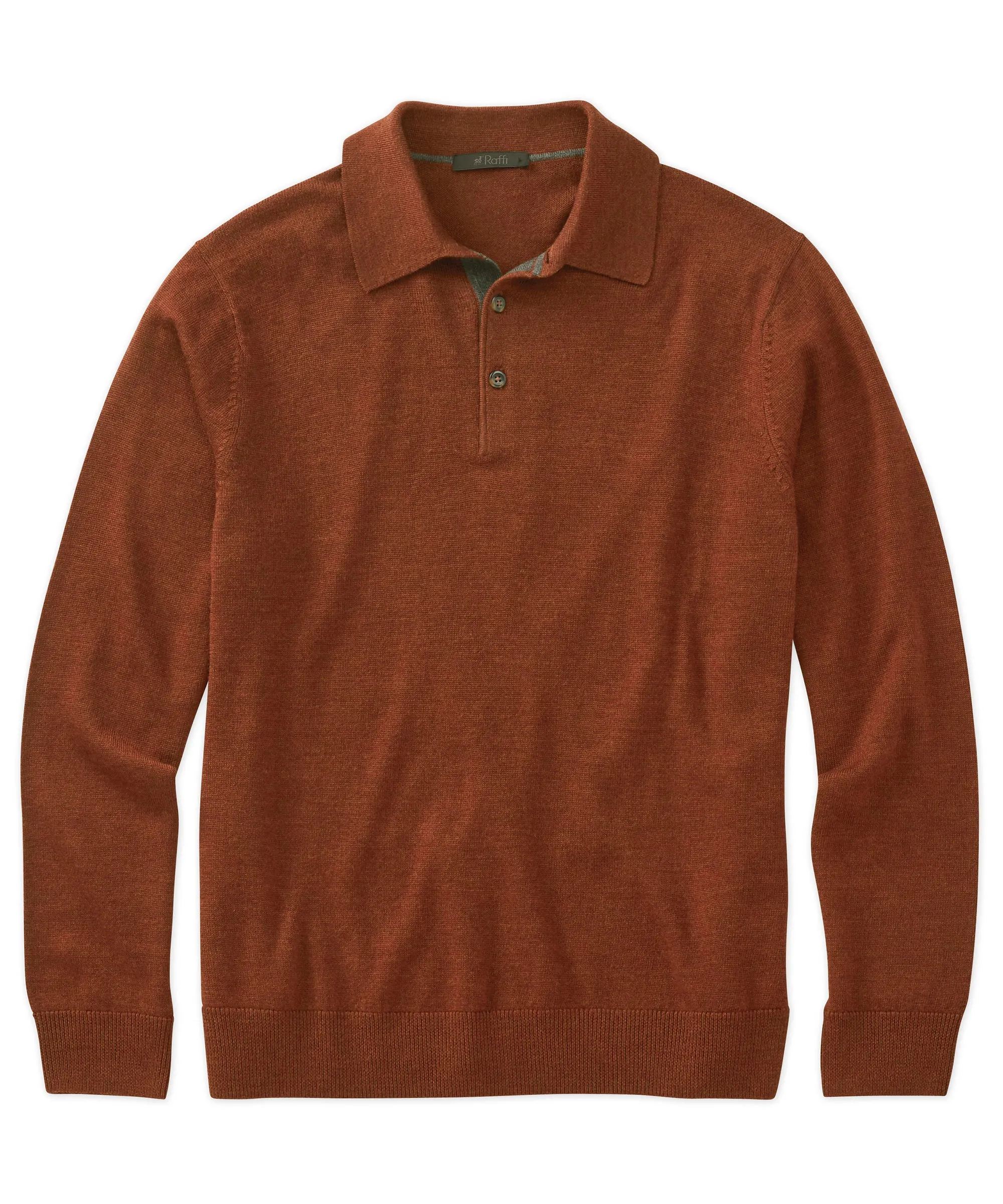 Raffi Merino Wool Polo Sweater