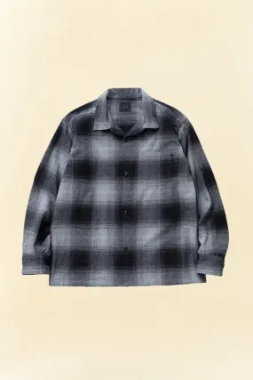 Rats Cotton Ombre Check Shirt - Grey