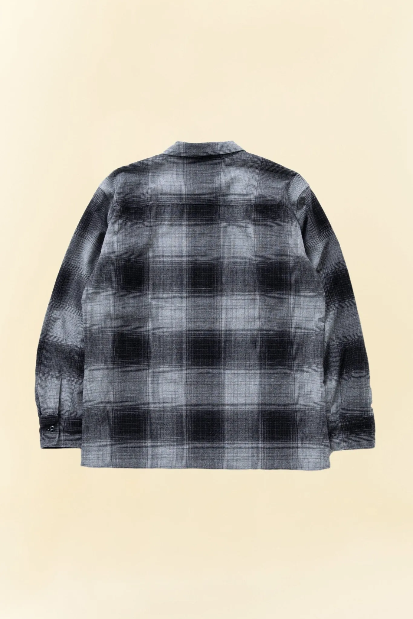 Rats Cotton Ombre Check Shirt - Grey