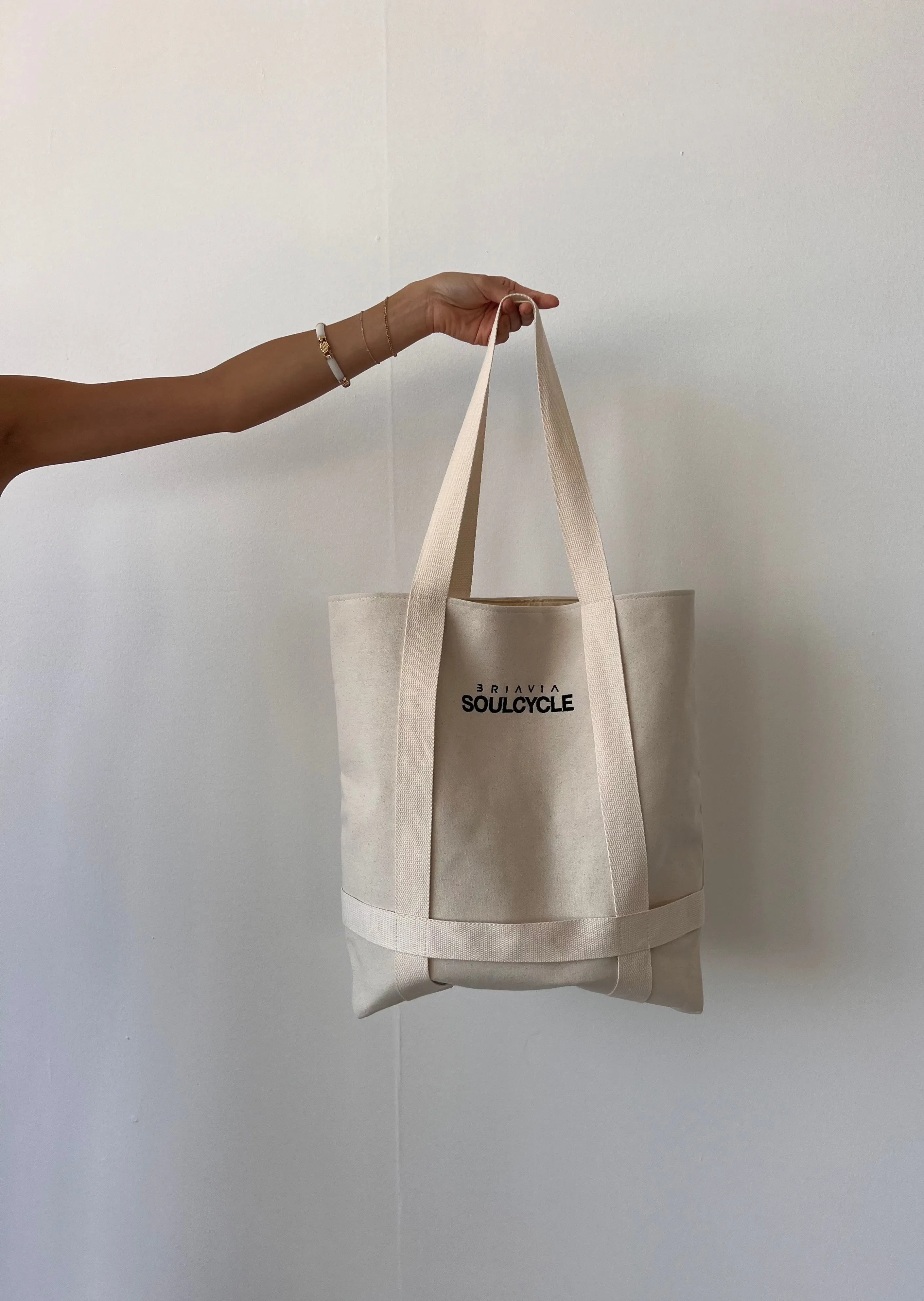 SoulCycle x Briavia Large Canvas Tote Bag