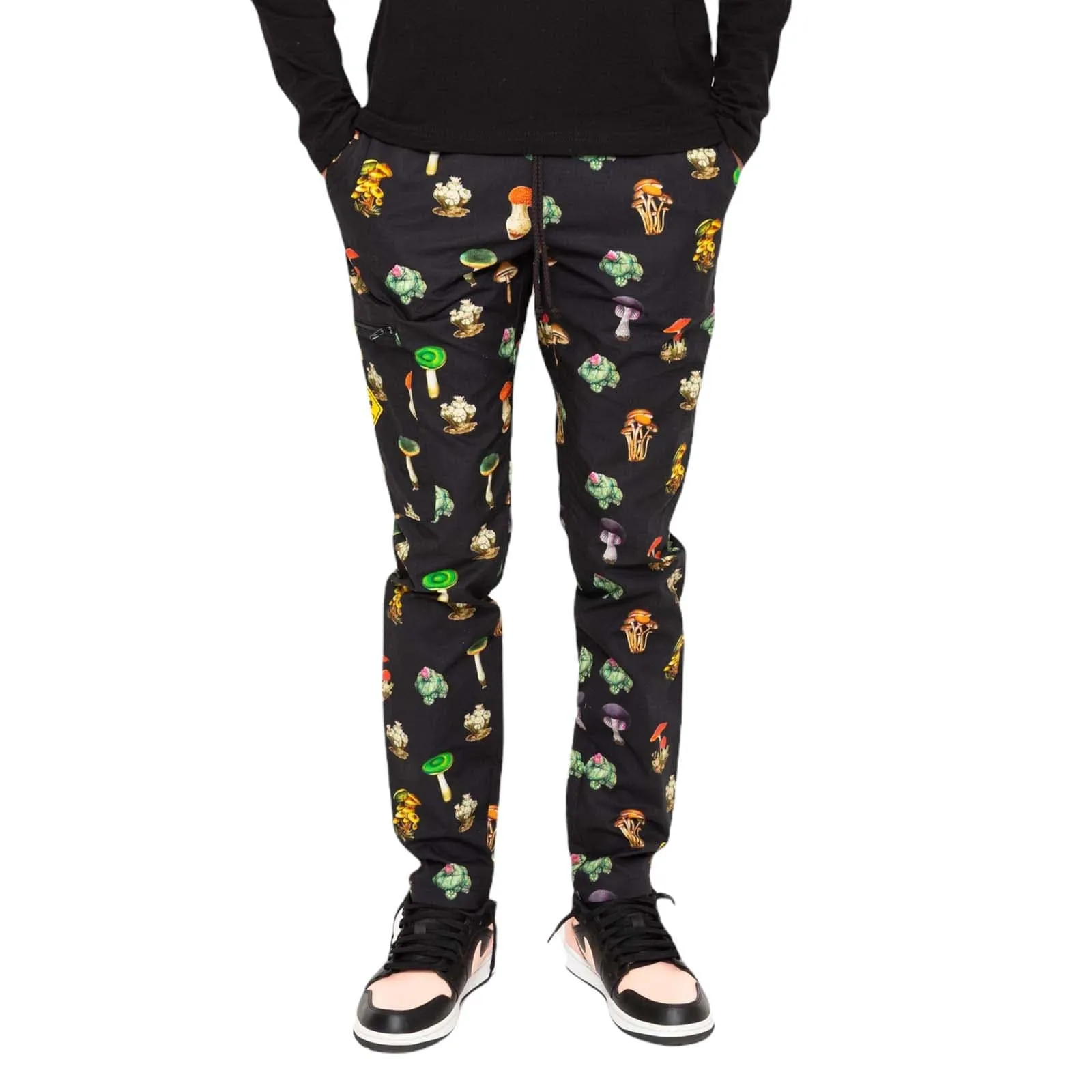 Stash Pant - Mushrooms & Cacti Black