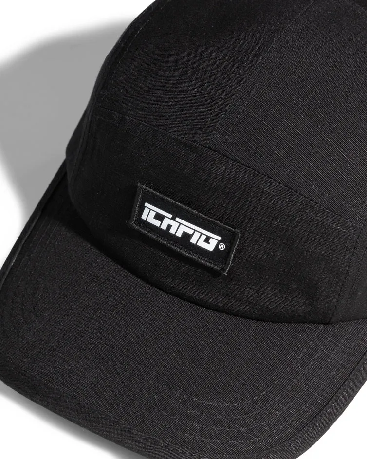 Strike Ripstop 5 Panel Cap - Black