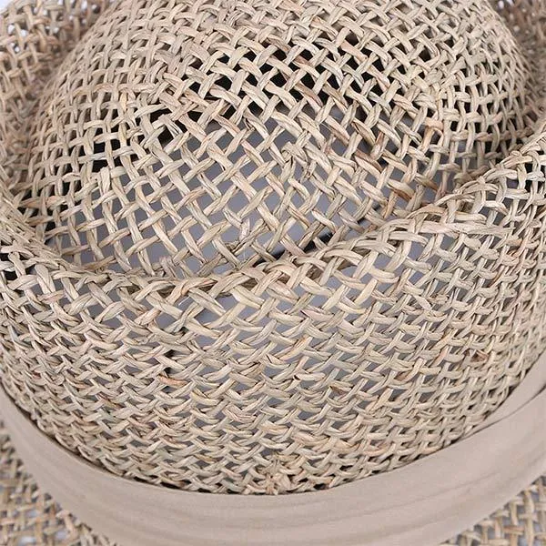 Sunshade Flat Brim Straw Hat 04031752C