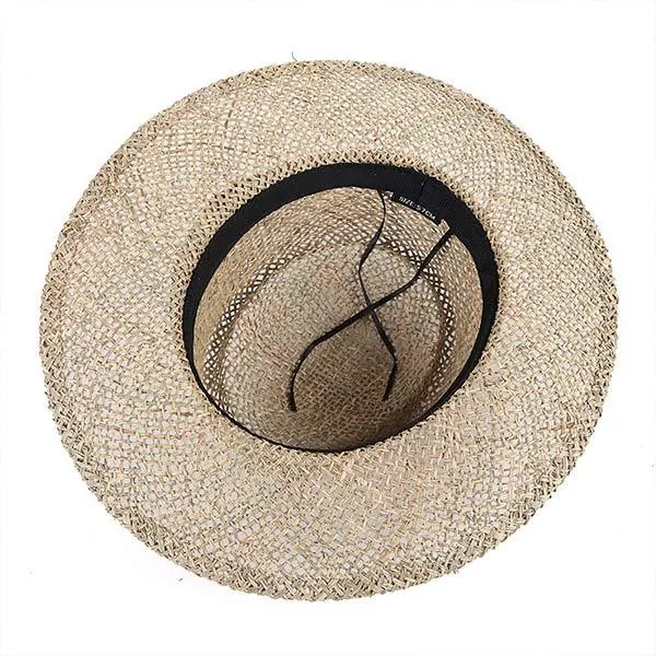 Sunshade Flat Brim Straw Hat 04031752C