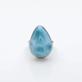 Teardrop Larimar Ring Avani