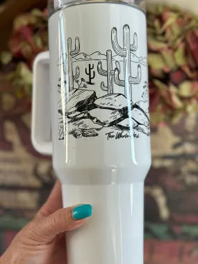 The Arizona Cactus Western 40 oz Tumbler