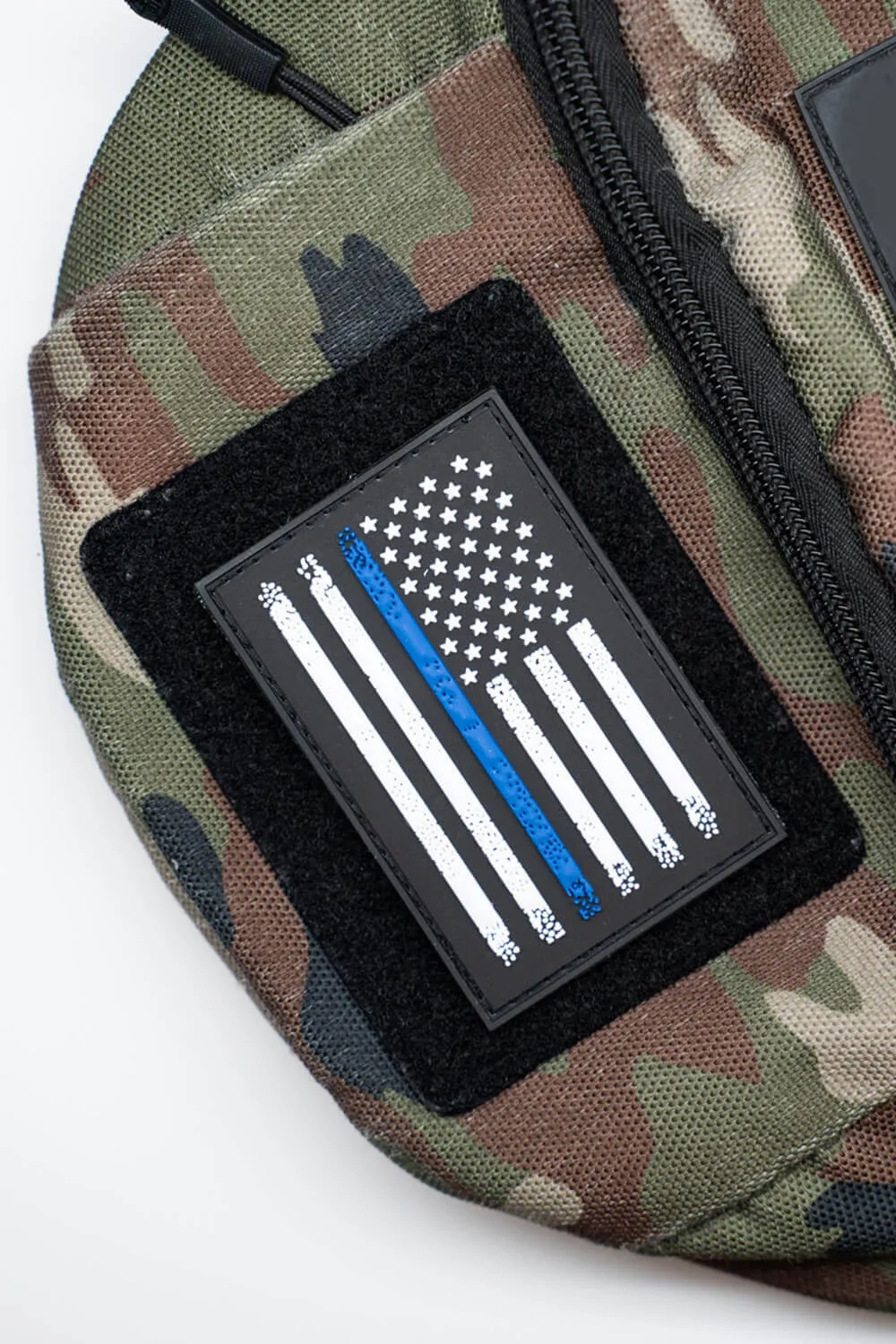 Thin Blue Line PVC Patch