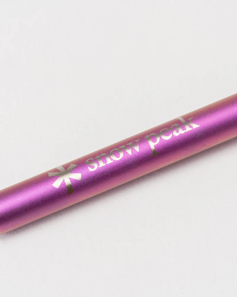 Titanium Straw 2-Piece Set in Pink & Purple