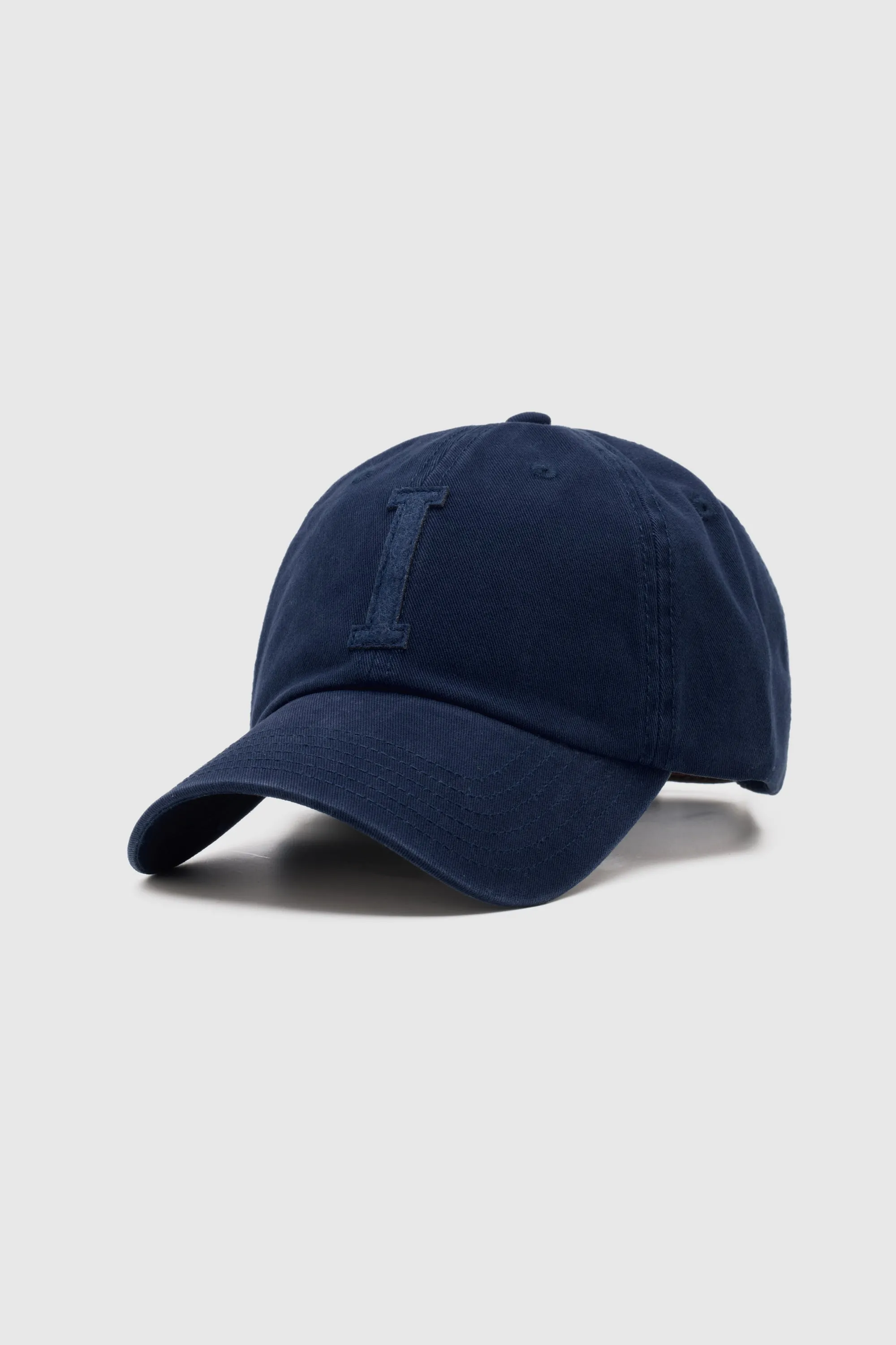 Tonal Letter Cap Navy