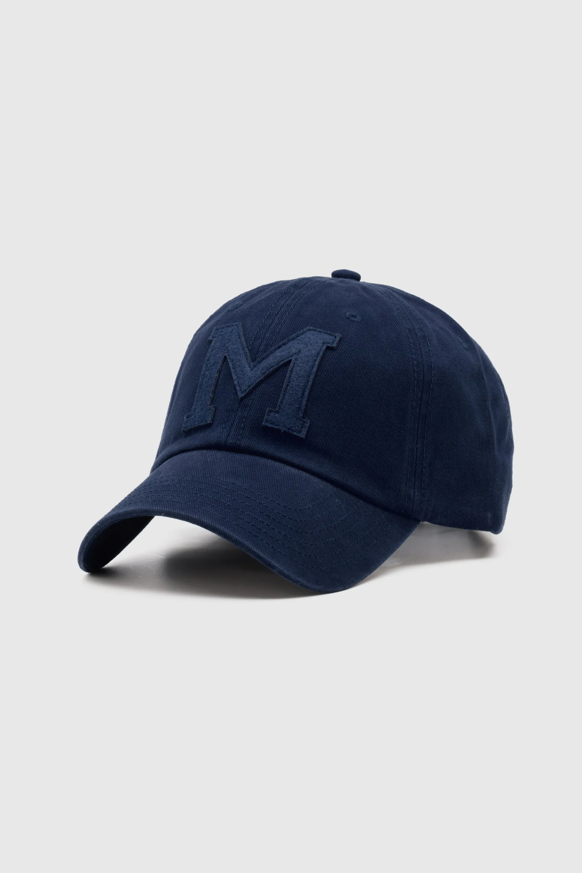 Tonal Letter Cap Navy