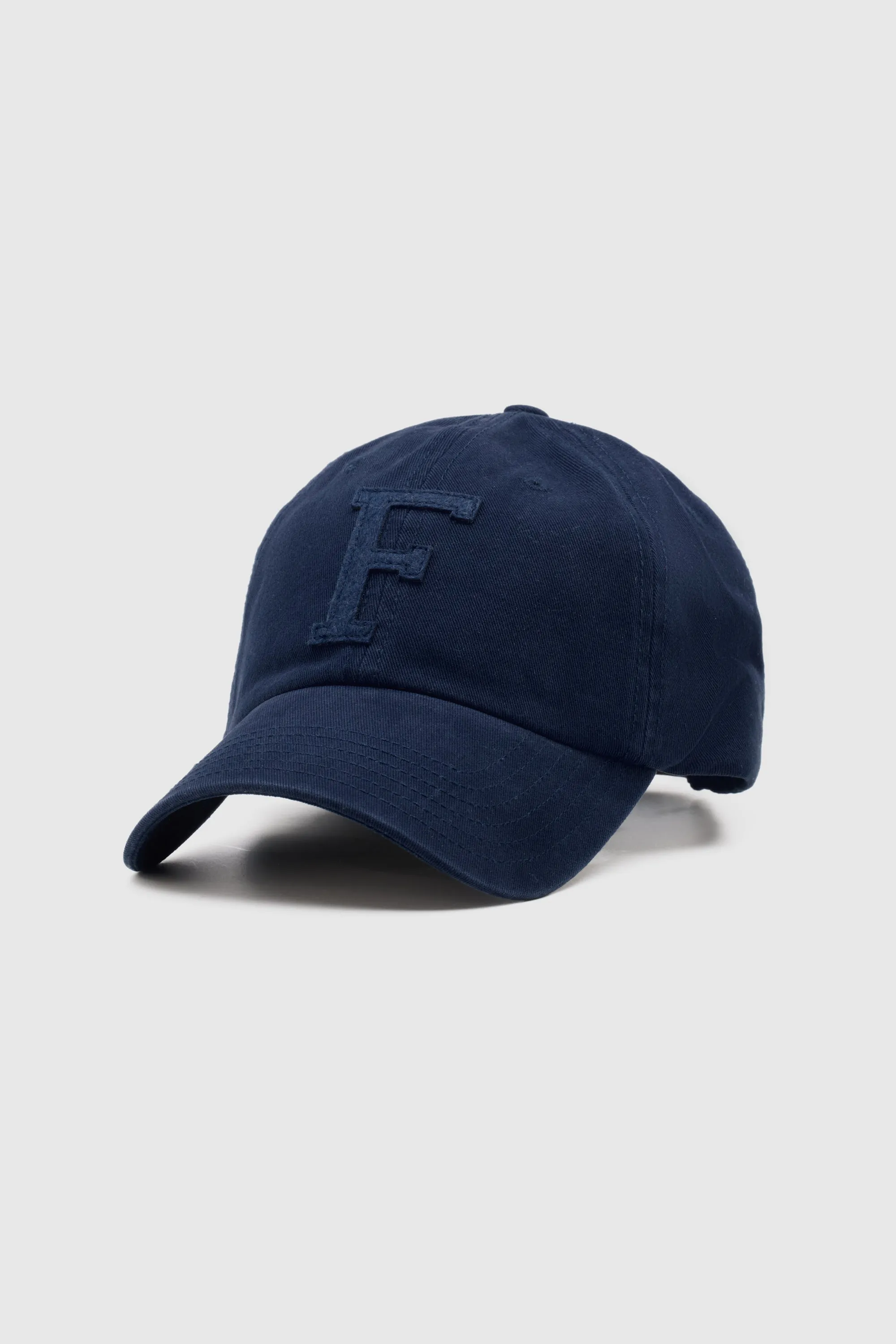 Tonal Letter Cap Navy