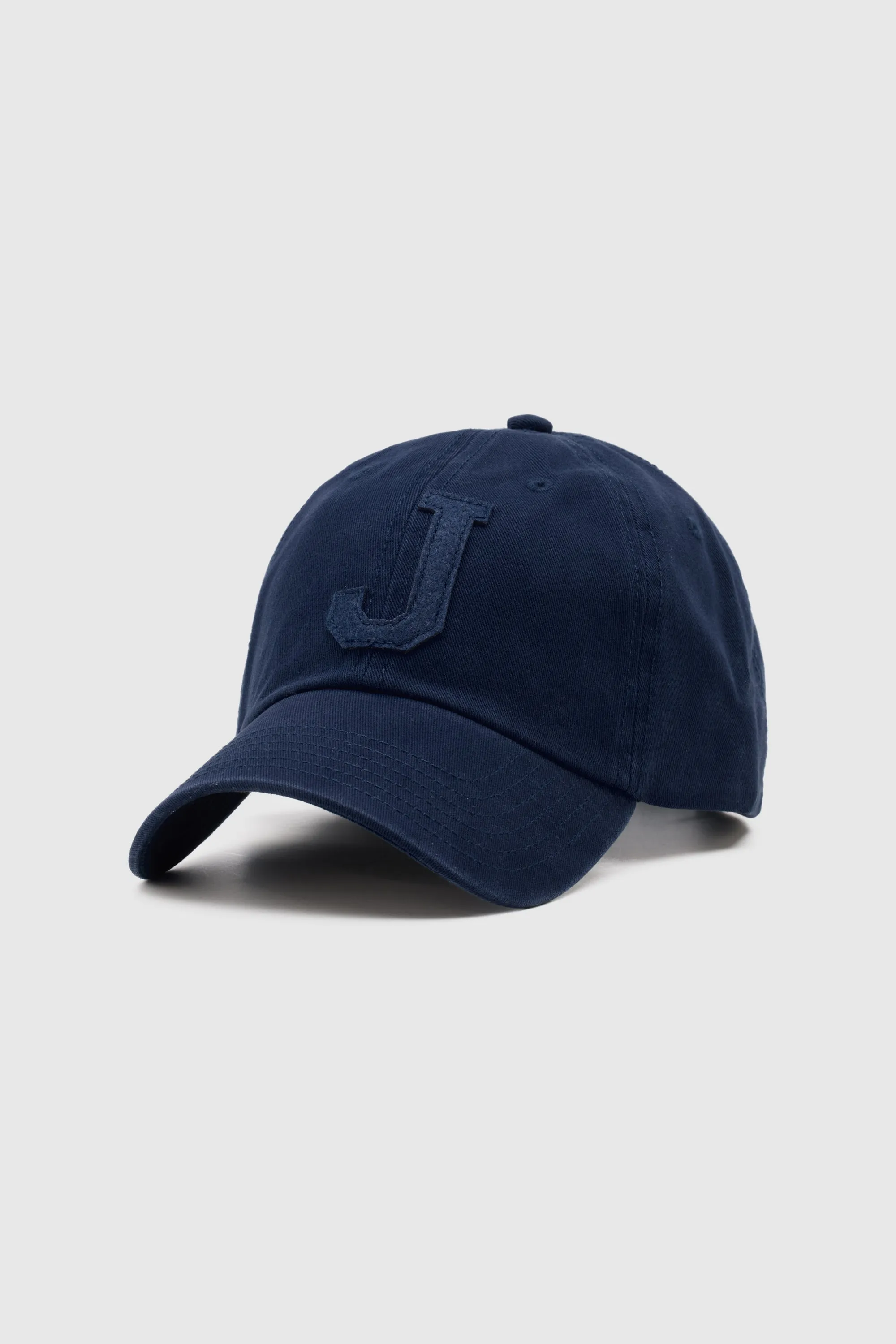 Tonal Letter Cap Navy