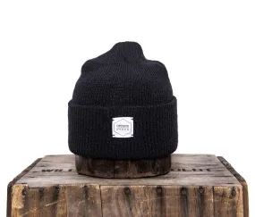 Upstate Stock 100% Wool Watchcap - Black