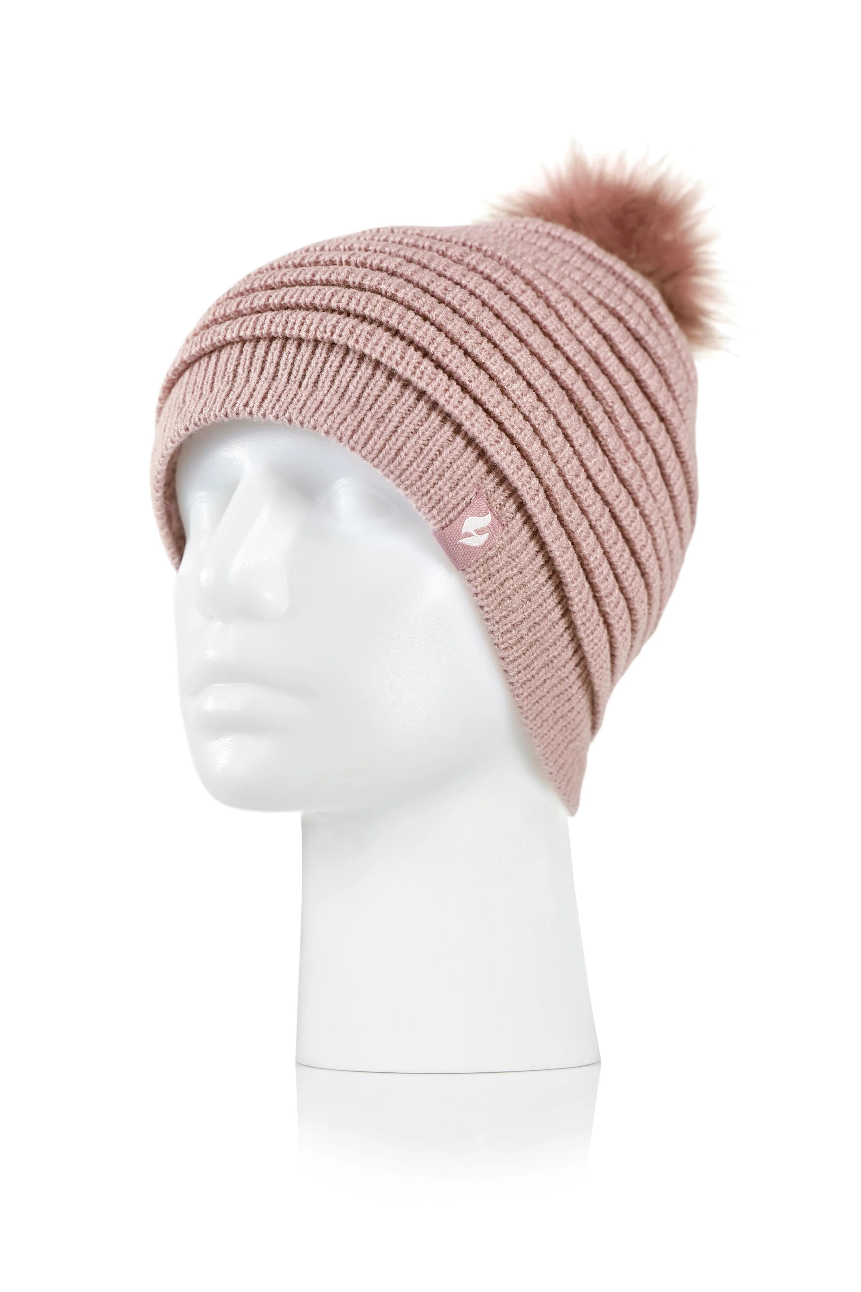 Women's Cannes Ribbed Hat With Pom Pom