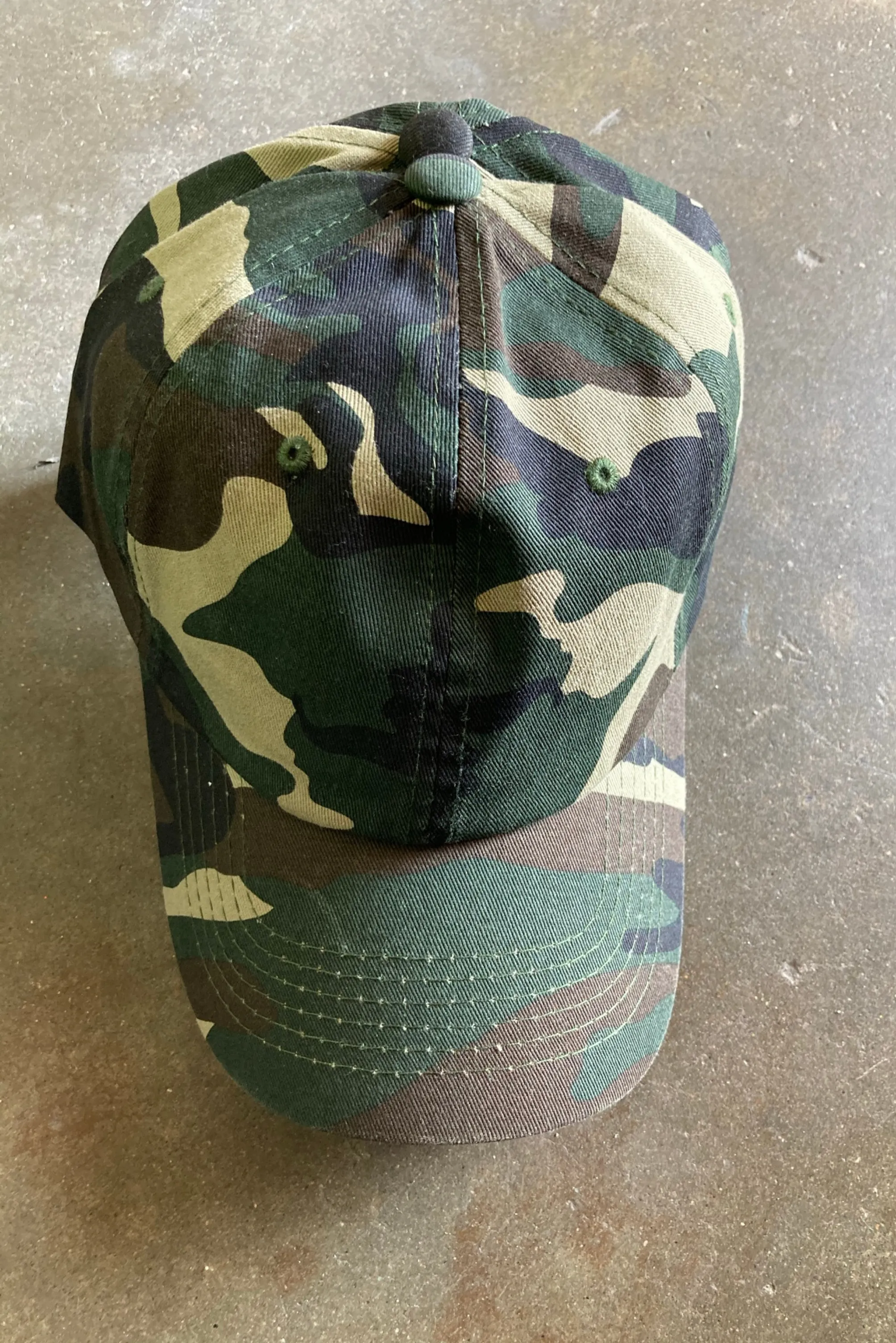 Woodland Camo Army Fatigue Cap FINAL SALE